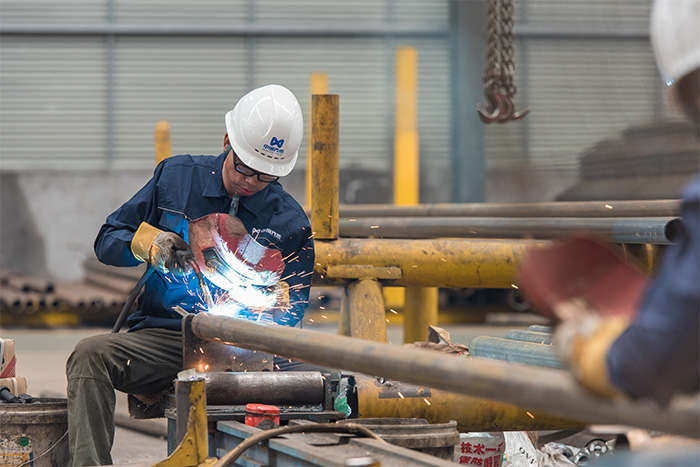 长乐网架焊接车间